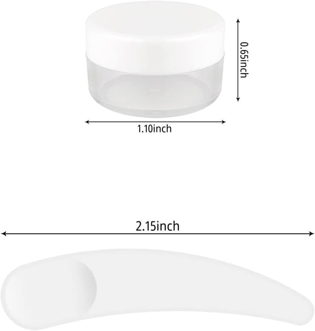 Detalle 2 de MELGO 12 x 5g Cosmetic Jars