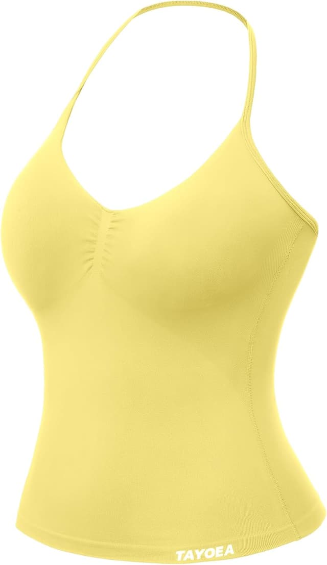Detalle de Tank Top für Yoga: TAYOEA V-Ausschnitt
