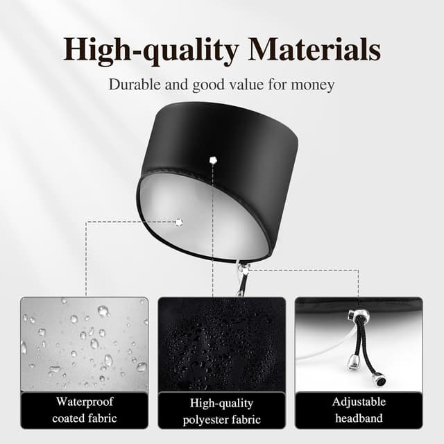 Thumbnail 4 de Thermal Hot Head Heat Hat Steam Cap for Deep Conditioning