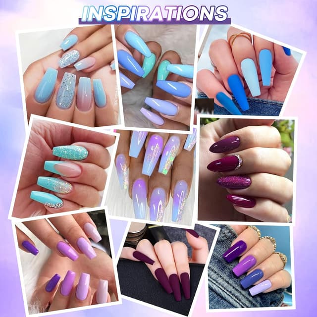 Detalle 2 de AZUREBEAUTY Dip Powder Nail Kit Starter (31-Piece) with 20 Color Dipping Powders + Base/Top/Activator