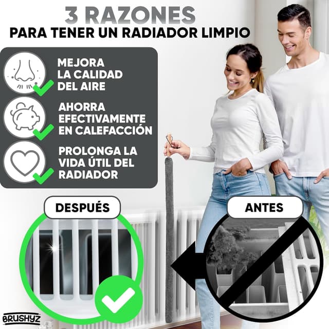 Thumbnail 2 de BRUSHYZ Cepillo para radiadores 115 cm