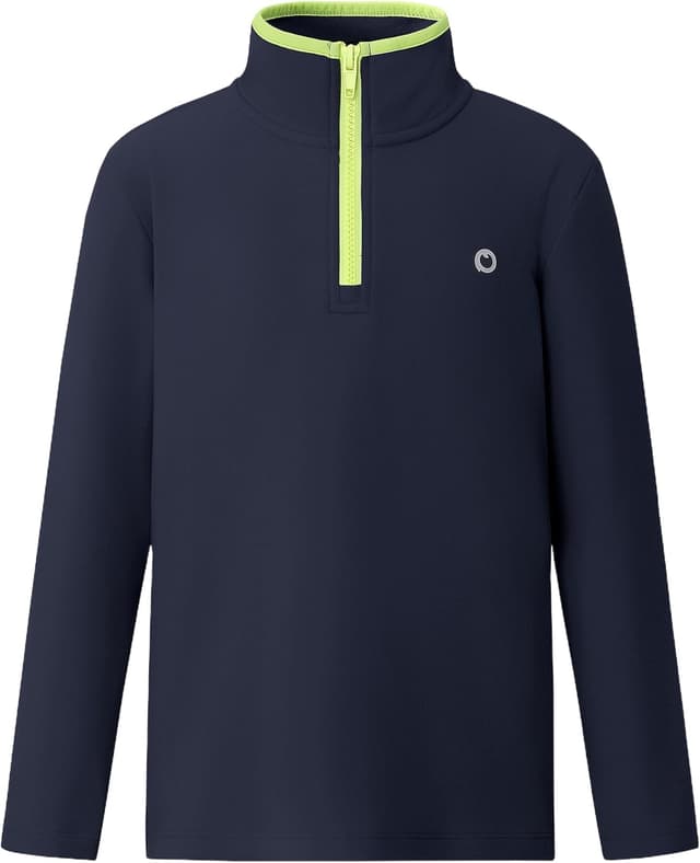 Thumbnail 6 de PATPAT Felpa sportiva ragazzo con mezza cerniera e fori per pollice