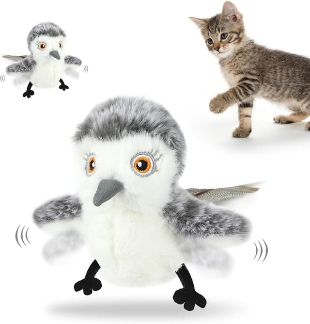 Detalle de Nepfaivy Flapping Bird cat toy with catnip 🐱