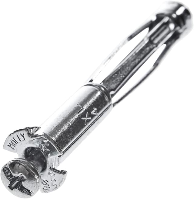 Detalle 2 de Molly M14306-XJ Spreizdübel Metall M4 für Gipskarton, 10-teiliges Set (8 mm, grau)