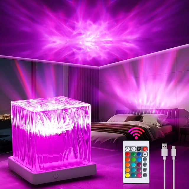 Detalle de Dreamy Cubby Nordlicht-Projektorlicht 16 Farben