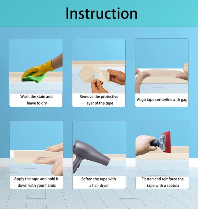 Detalle 1 de DIKARIYA Weichsockelleiste 30 mm selbstklebend