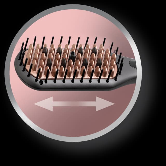 Detalle 2 de Remington Keratin Protect, cepillo alisador iónico