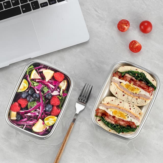 Thumbnail 5 de Misichao Small Stainless Steel Containers 650 ml