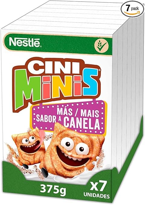 Imagen de Nestlé Cini Minis Cereales 375 g – Pack de 7 🍪 en OfertitasTOP