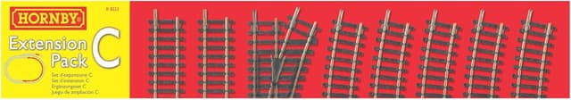 Detalle de Hornby R8223 OO Gauge Track Extension Pack C (extra straights, curves & right hand point)