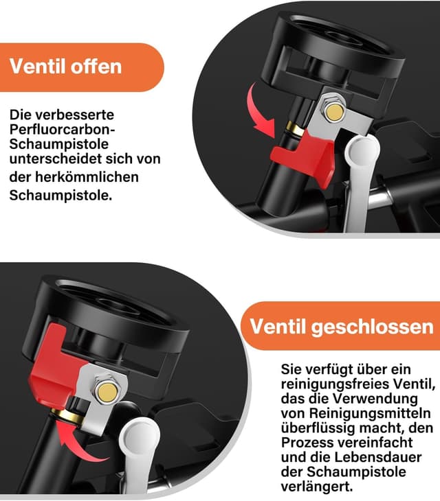 Detalle 2 de PU Schaumpistole Metall Profi Foam Gun