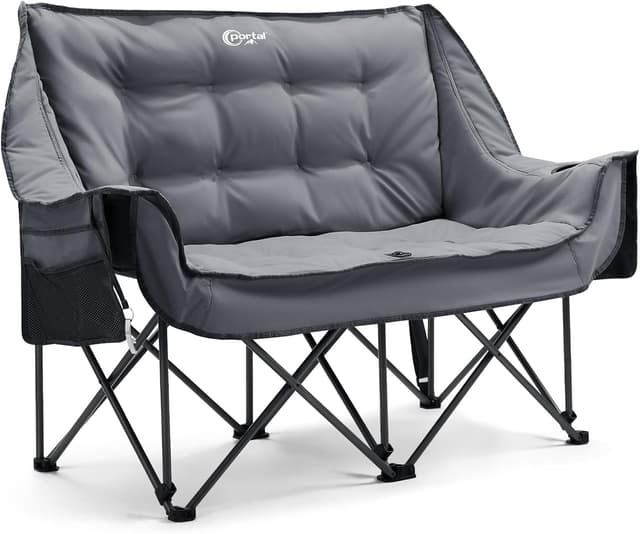 Detalle de Portal Campingsofa Doppel Klappstuhl 272 kg