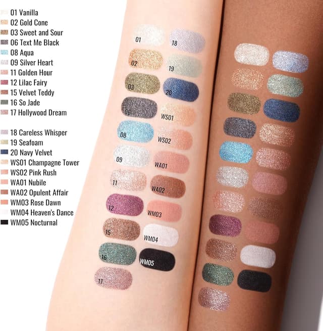 Thumbnail 6 de Oulac Matita Ombretto Girevole WM04 Heaven's Dance, bianco opaco effetto metallico, waterproof 16 ore+