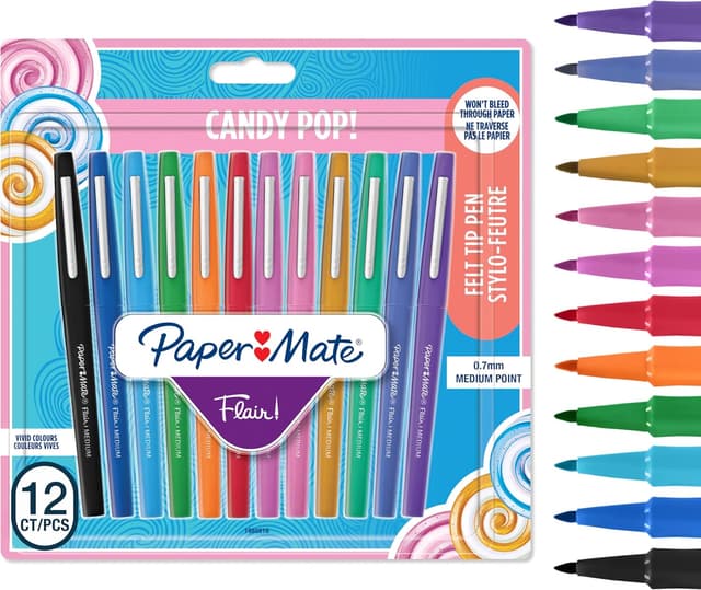 Detalle de Paper Mate Flair Felt Tip Pens