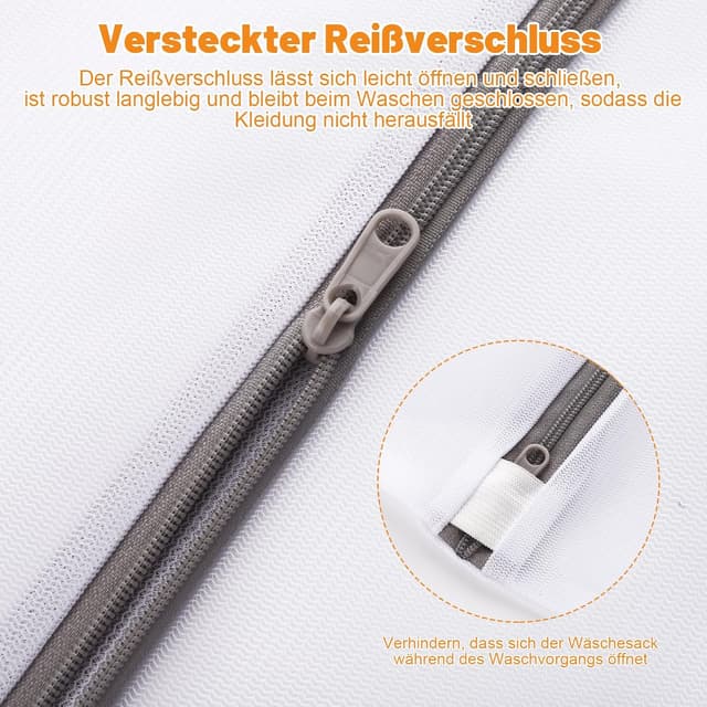Thumbnail 2 de Dntorx Wäschenetz 6er Set mit Reißverschluss