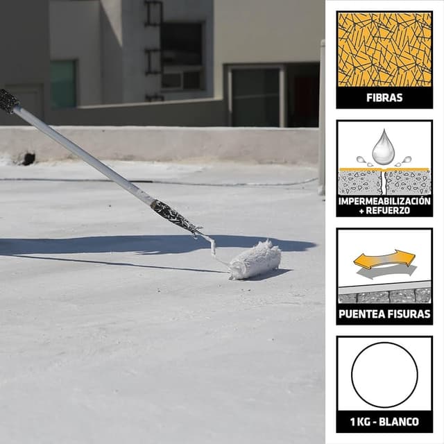 Thumbnail 2 de SIKA SikaFill 370 Fibers pintura acrílica 1 kg