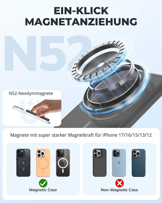 Thumbnail 4 de Hichain Magnetische Powerbank 5000mAh