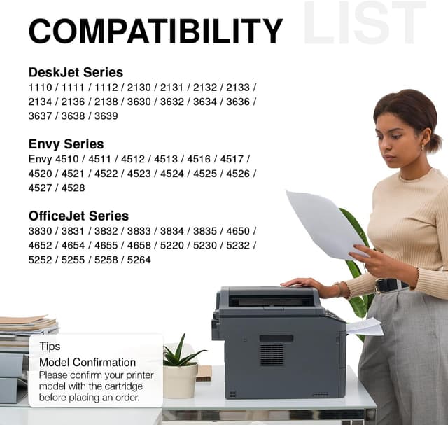 Detalle 2 de 302XL kompatible Druckerpatronen Schwarz (HP 302XL) – 1er-Pack für OfficeJet, DeskJet & Envy