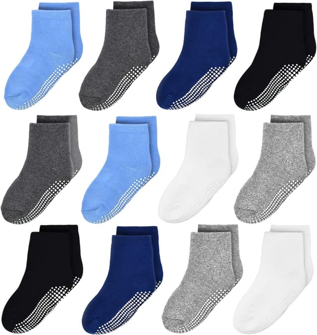 Detalle de Toddler anti slip socks, 12 pairs grips