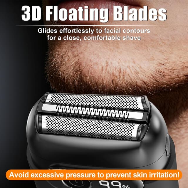 Thumbnail 4 de VIISHARE Electric Foil Shaver 9500RPM