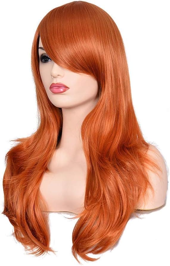Detalle 1 de Morvally 23in Long Wig Ginger