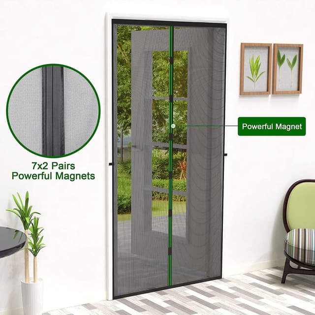 Thumbnail 5 de Cinkee Fliegengitter Balkontür 90x200cm Insektenschutz