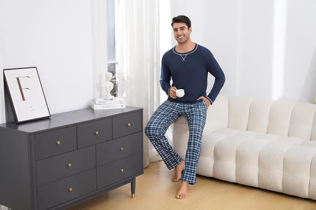 Thumbnail 4 de Litherday Pijama Hombre Invierno Algodón 2 Piezas