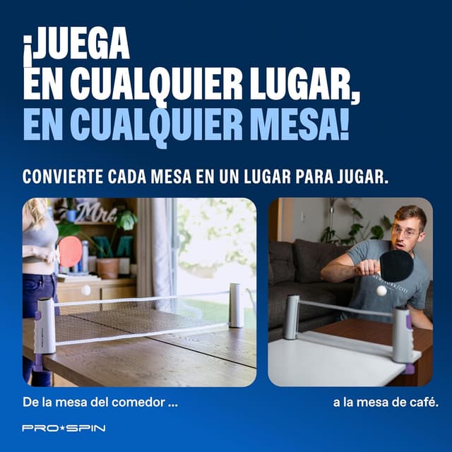 Thumbnail 5 de PRO-SPIN Set de Ping Pong Portátil 183 cm