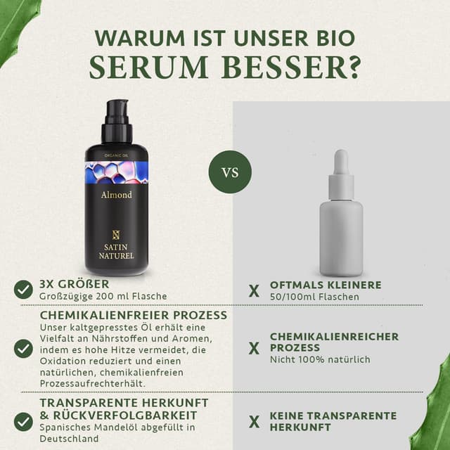 Thumbnail 6 de Satin Naturel Bio Mandelöl kaltgepresst 200 ml – Haar- und Babyöl