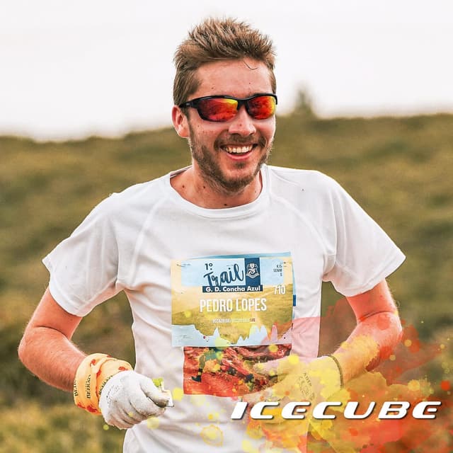 Detalle de ICECUBE AVENTO Polarisierte Sport-Sonnenbrille mit UV400-Schutz – für Männer und Frauen beim Fahren & Laufen