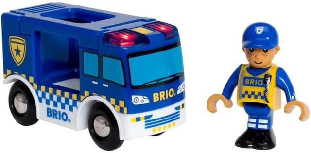 Imagen de BRIO World 33825 Polizeiwagen Licht Sound en OfertitasTOP