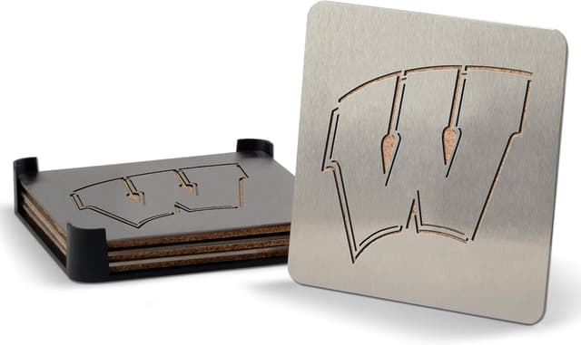 Thumbnail 6 de YouTheFan NCAA Boasters 4-Piece Coaster Set