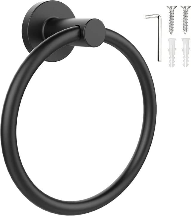 Detalle de Towel ring setSail stainless steel