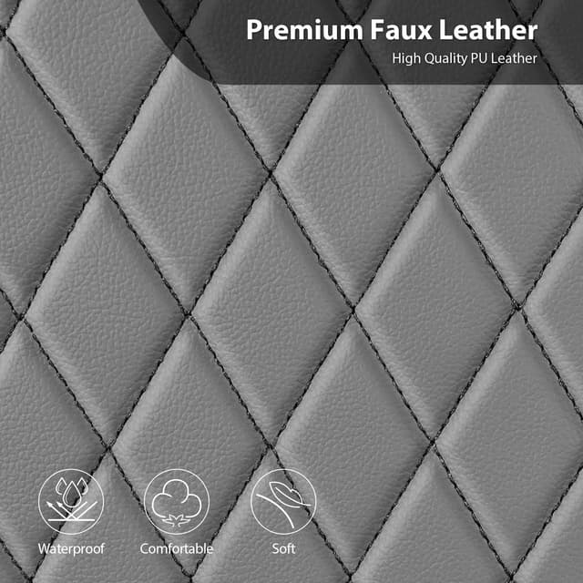 Thumbnail 6 de CAR PASS Quilting Faux Leather Seat Covers