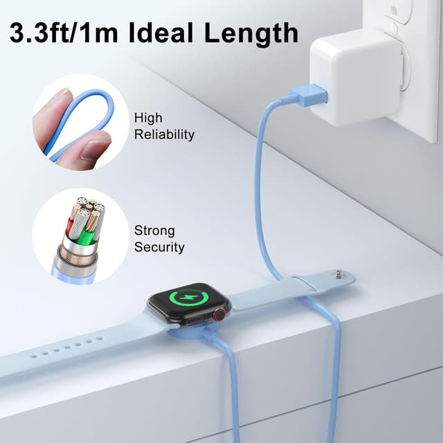 Thumbnail 4 de Amasuki Verbessertes Apple Watch Ladekabel 1m