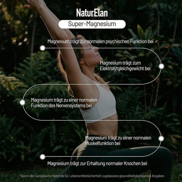 Detalle 2 de Magnesium Komplex Hochdosiert 400 mg — 180 Kapseln 💊