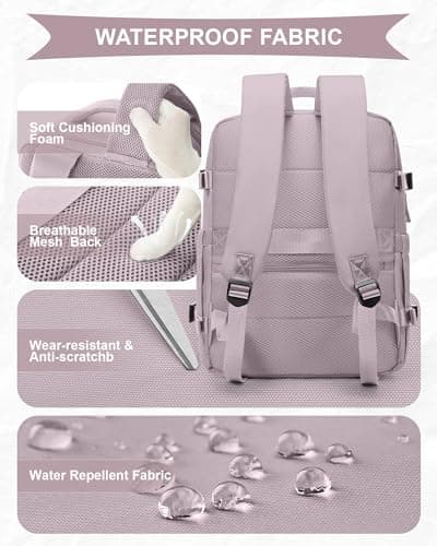 Thumbnail 6 de SZLX Mochila de viaje cabina 40x30x20 para mujer y portátil, impermeable y con apertura 180°