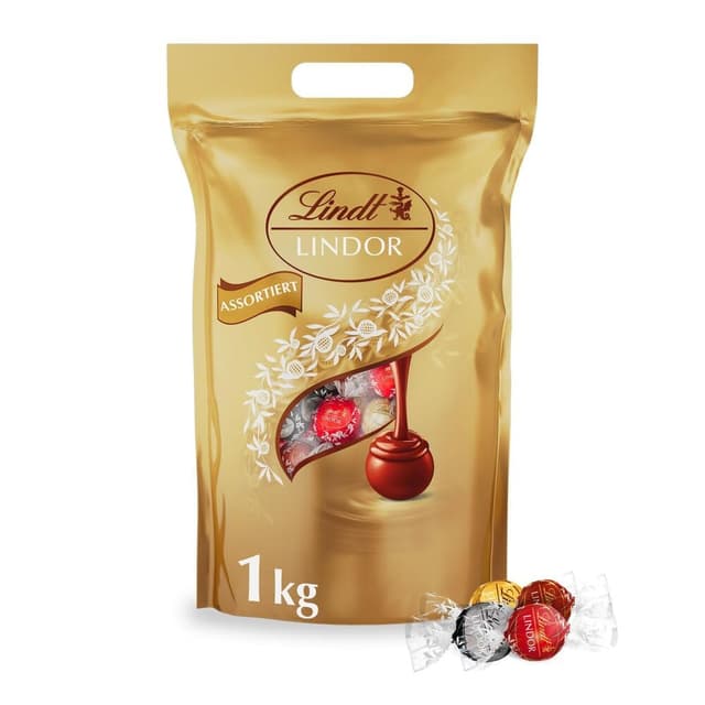Detalle de Lindt LINDOR Schokoladen Kugeln 1 kg