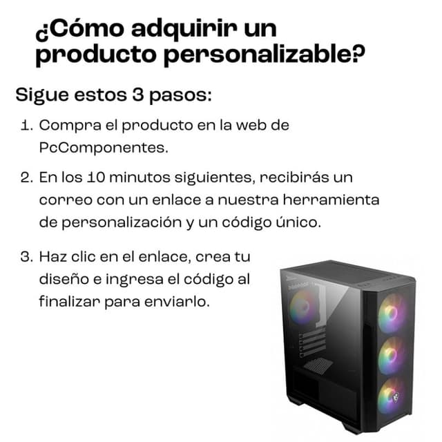 Detalle 2 de MSI MAG FORGE M100R Cristal Templado USB 3.2 ARGB