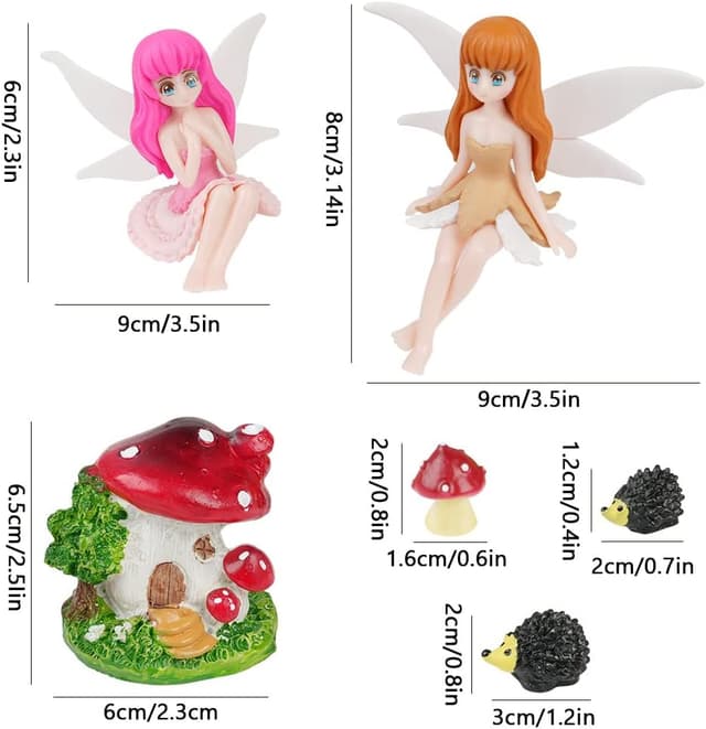 Thumbnail 1 de OFFCUP Set di 7 decorazioni da giardino in miniatura