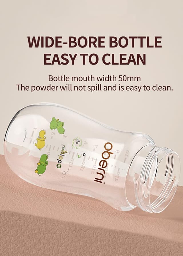 Detalle 2 de Oberni Anti-Colic Baby Bottle 270 ml in Pink