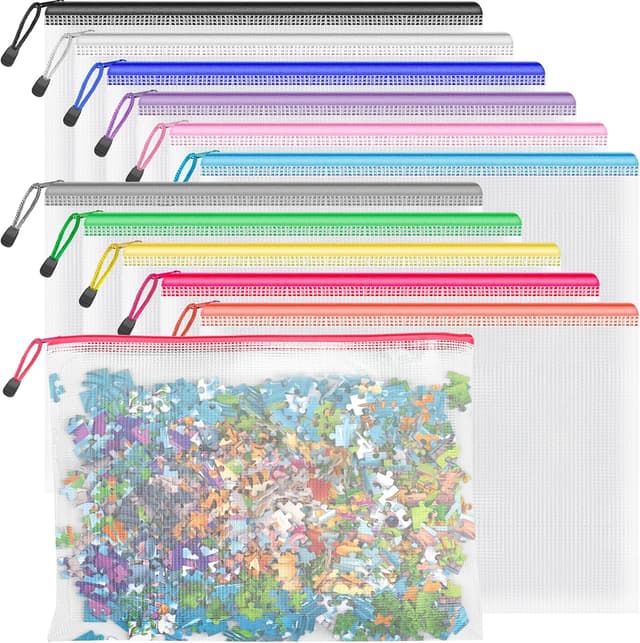 Detalle de A4 Plastic Wallets Folders 12 Pack