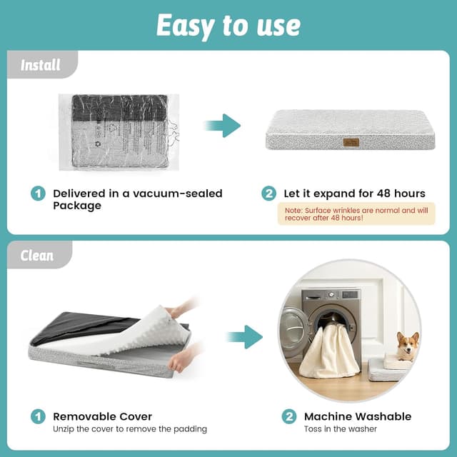 Thumbnail 6 de COZY KISS Orthopädisches Hundebett XXL 137x111 cm