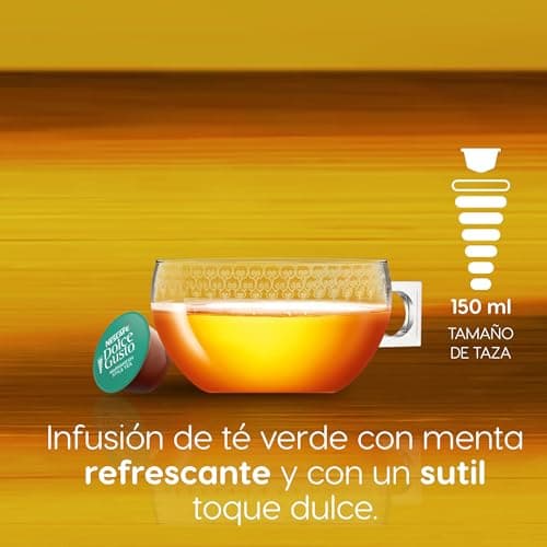Detalle de NESCAFÉ Dolce Gusto Marrakesh Style Tea: cápsulas de té verde con menta (48 cápsulas)