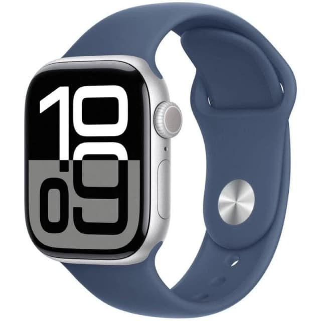 Detalle de Apple Watch Series 10 42 mm GPS + Cellular, aluminio plata