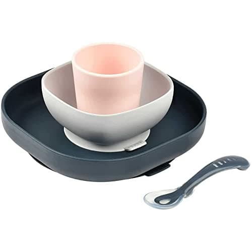 Imagen de BÉABA Set Vajilla Silicona bebé 4 piezas en OfertitasTOP
