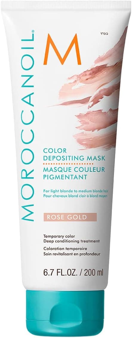 Detalle de Moroccanoil Color Depositing Mask: maschera colorante temporanea che nutre e ravviva