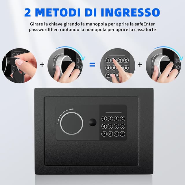 Thumbnail 2 de 6,6‑L Tresor für Zuhause – Elektronischer Safe 🔐