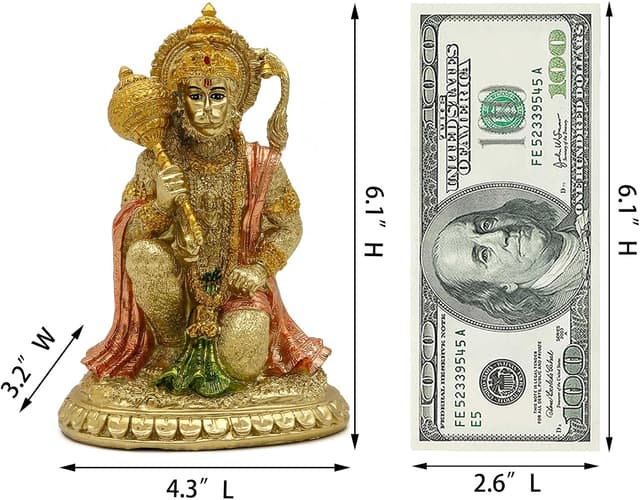 Thumbnail 5 de Statue Hanuman Alikiki 6,1 cm