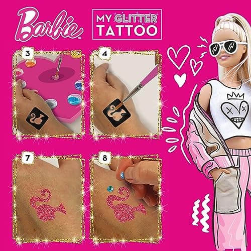 Thumbnail 4 de Lisciani BARBIE Mis Tatuajes Scientillants para 5 años 🎨